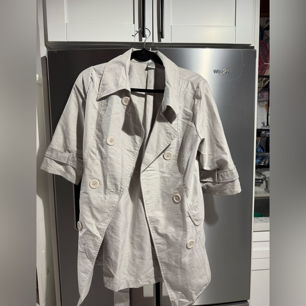 Elegant Cream Trench Coat for Women